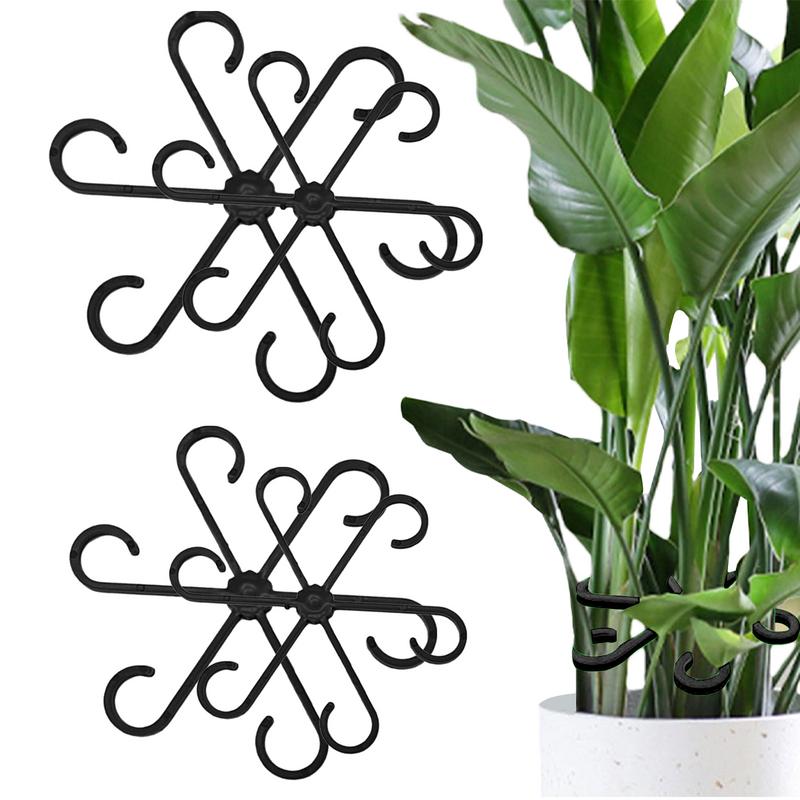 Variegated Monstera Node - 4 Stuks Klimplanten Ondersteuning Clips Bloem
