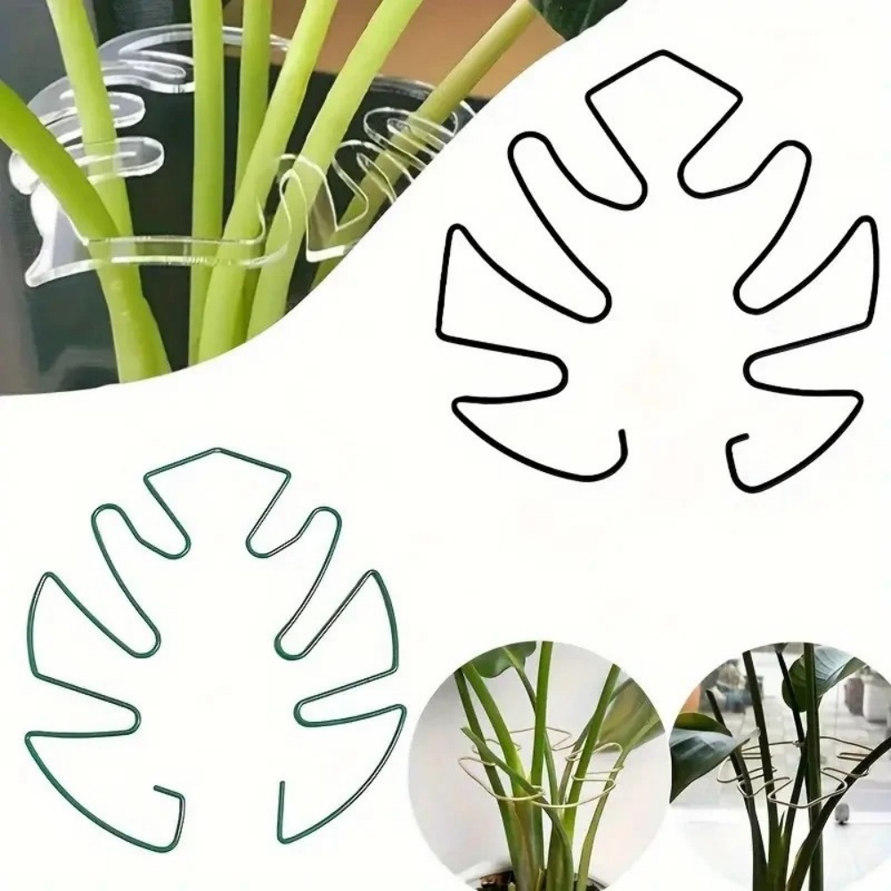 Variegated Monstera Node - 1Pc Grote plantenstandaard Kamerplantenclips Ijzeren haken